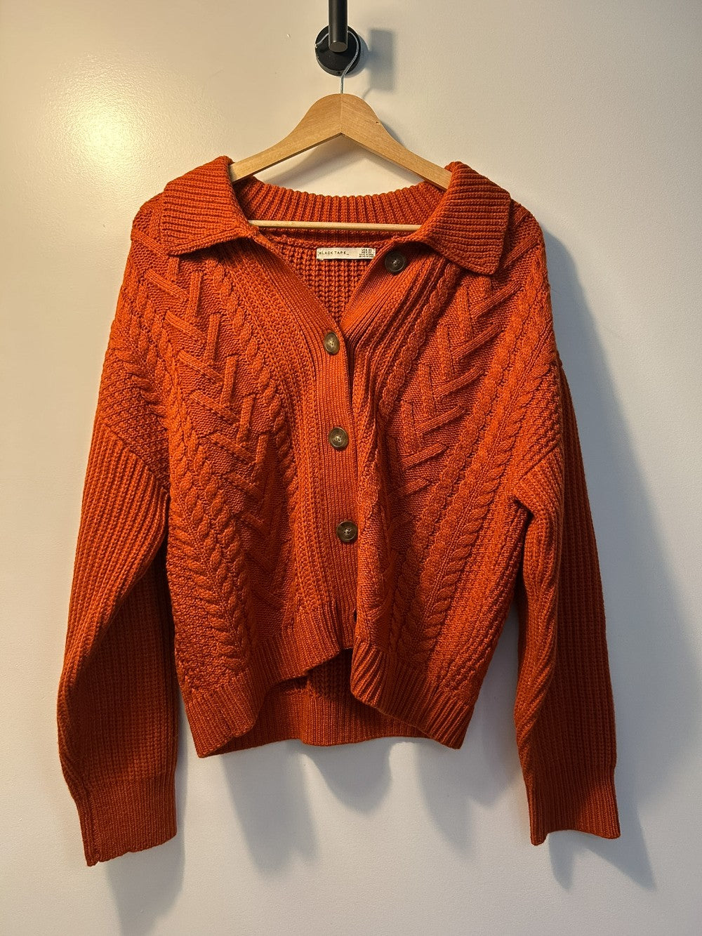 Black Tape Cardigan - XS|4438