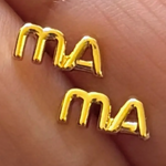 Ma Studs  - 18K PVD Gold Plating|1623