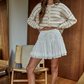 By Together - Cotton Tiered Flare Mini Skirt|514