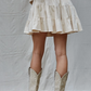 By Together - Corduroy Tiered Flare Mini Skirt|520