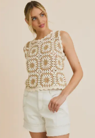 Gilli - Crochet Top|498