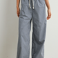 Buttermelon - Loose-Fit Adjustable Tie-Front Pants|221