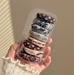 Lady June - Hair Ties Blue/ Brown|1814