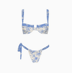 Sundaze Brunch - Parker Bikini Set Blue Floral|109