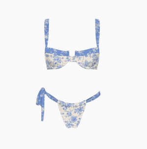 Sundaze Brunch - Parker Bikini Set Blue Floral|109
