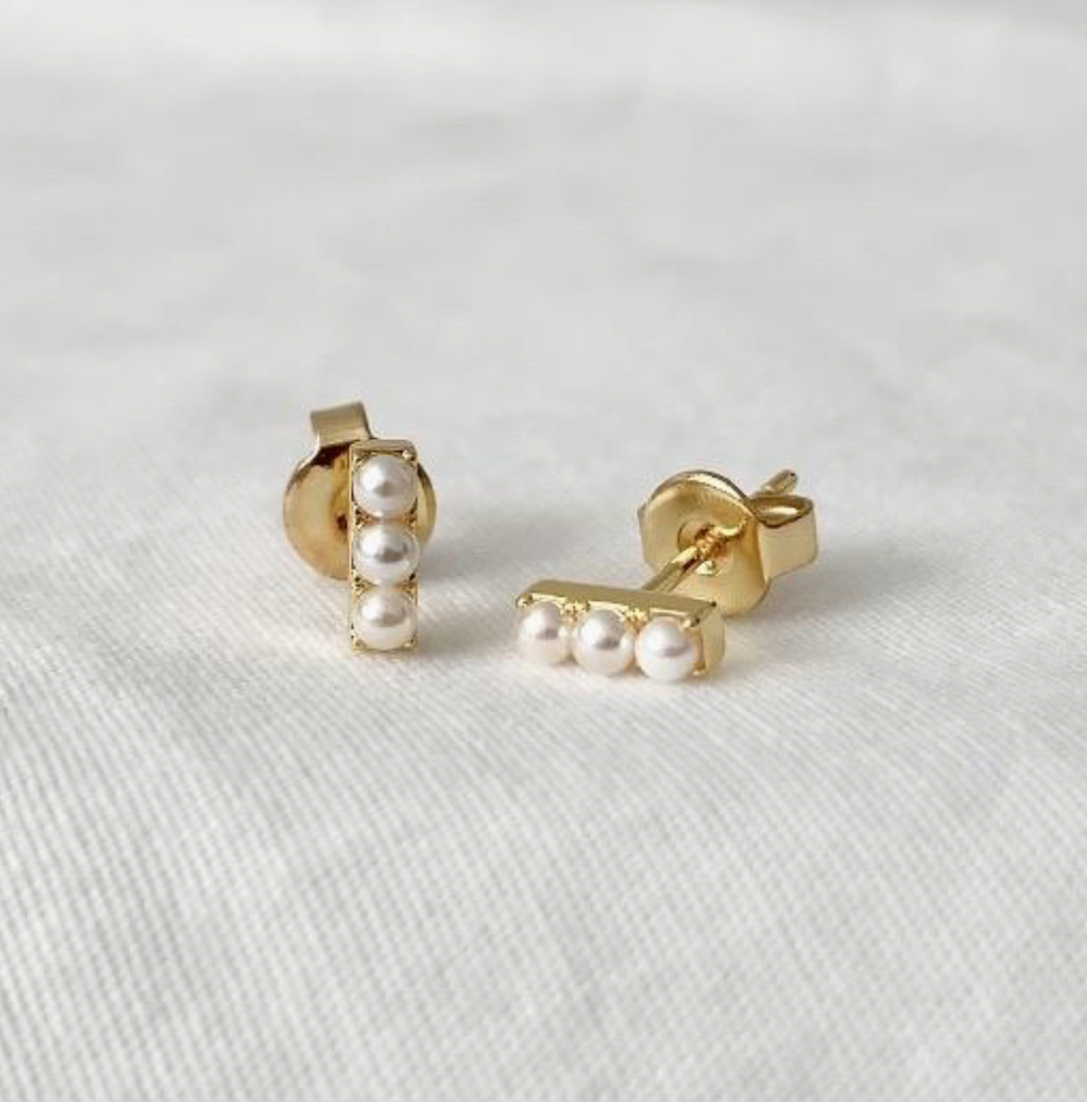 Eva Studs - 18K gold plate|2072