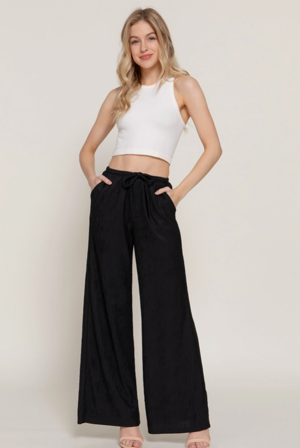 Active Basic -  Crinkle Knit Pants|453