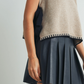 Buttermelon - Mock Neck Sleeveless Sweater|227