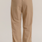 Active Basic - Side Piping Track Pants with Opening Stopper- Khaki|280
