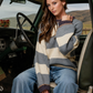 Blu Pepper - Oversized Striped Sweater|534