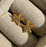 Starfish Studs - 18k gold plated brass|2199