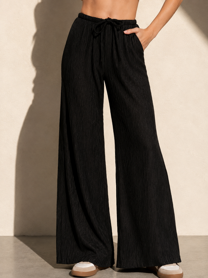 Active Basic -  Crinkle Knit Pants|1537