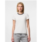 Pieces - Ribbed Basic Tee|2234