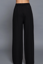 Active Basic - Pinstripe Woven Straight Pants|376