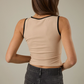 Sunday Edition - Square Neck Sleeveless Ribbed Tank|71