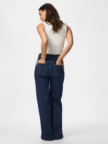 Pieces - Dark Blue Denim Denim|2537