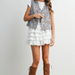 Buttermelon - Button-Front Floral Vest|170