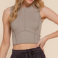 Active Basic - Corset Like Seamless Rib Tank Top|331