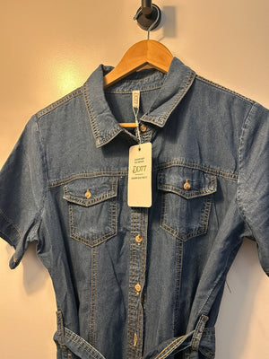 DD77 Denim Dress - L **New With Tags|2610