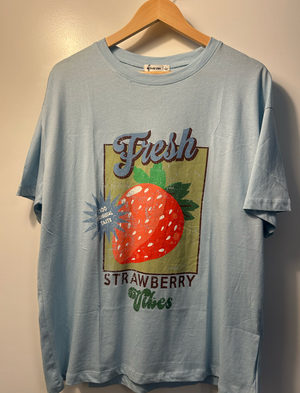 Active Basic Strawberry Tee L *Imperfection|3241