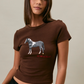 Le Lis - Horse Graphic Baby Tee|131