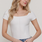 Active Basics - Cap Sleeve Textured Body Suit|296