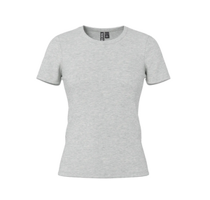 Pieces - Ribbed Basic Tee|2231