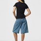 Pieces - Ribbed Basic Tee|2237