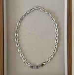 Selena Chain Necklace -Silver|2191