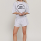Active Basic - Fold Over Waist Band Sweat Shorts|314