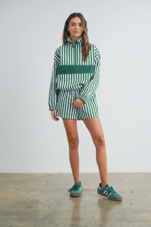 Buttermelon - Drawstring Turtleneck Jacket|199