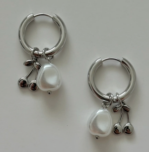 Spill the Tea Hoops - Silver|2200