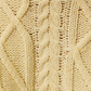 Le Lis - Oversized Cropped Cable Knit Crew Neck Sweater|3711
