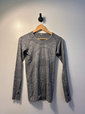 Lululemon Long Sleeve 6 Grey|3104