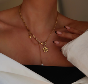 Willow Necklace - 18K PVD Gold Plating|1428