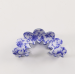 Lady June - Claw Clip Blue Floral|1791