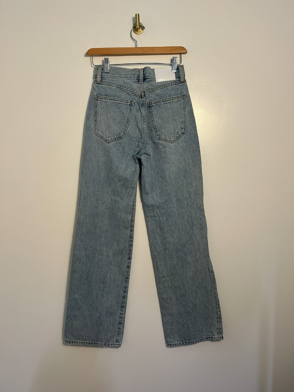 Denim Forum Farrah Hi-Rise Wide Jeans Size 23|639