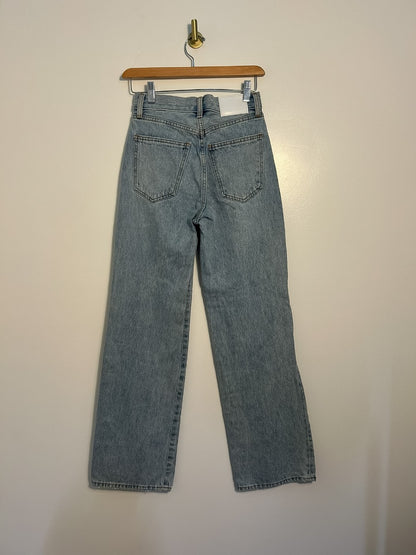 Denim Forum Farrah Hi-Rise Wide Jeans Size 23|639