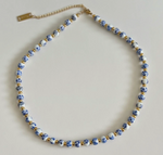 Lujain Beaded Necklace- Blue|1437