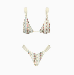Sundaze Brunch - Summer Romance Bikini Set Cream Floral|112
