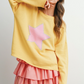 Buttermelon - Drop Shoulder Star Pattern Sweater|205