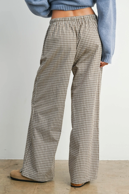 Buttermelon - Loose-Fit Adjustable Tie-Front Pants|217