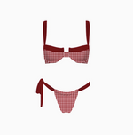 Sundaze Brunch - Parker Bikini Set Red Gingham|110
