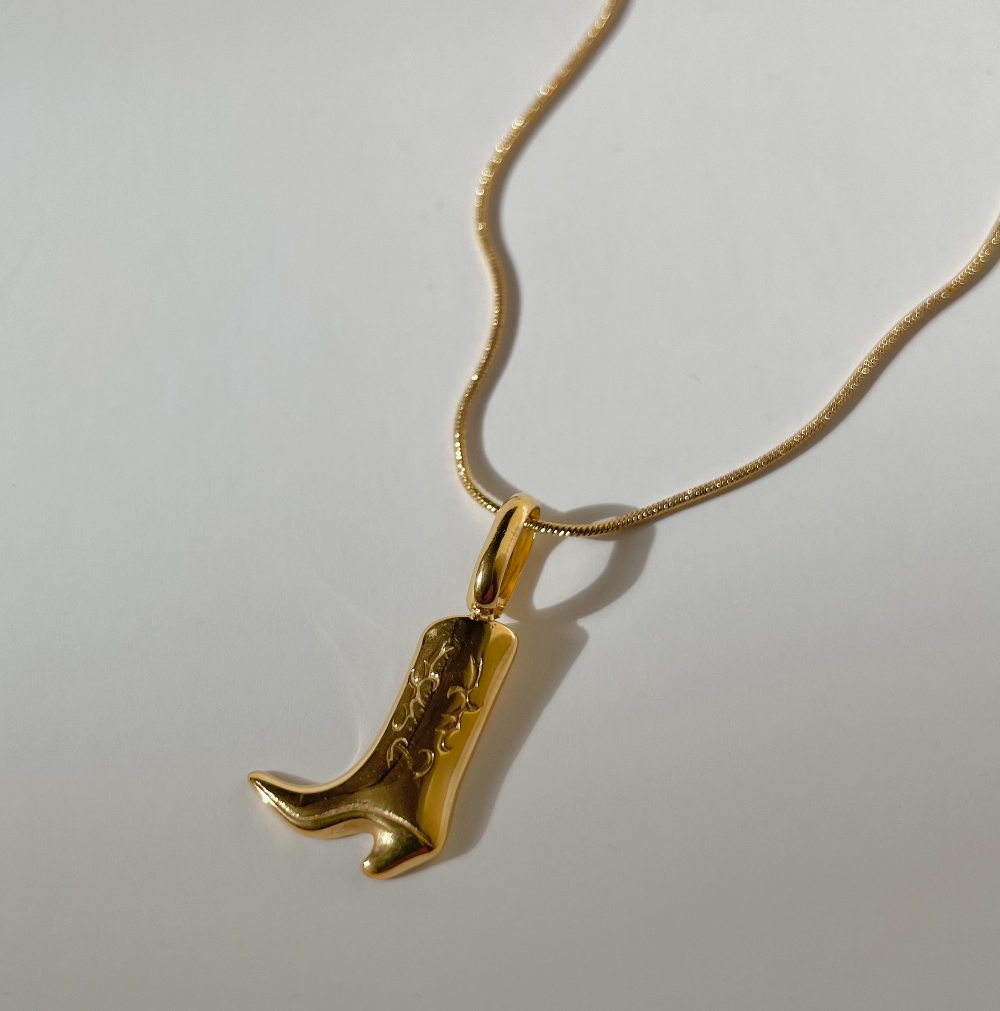 Namaste Jewelry - Boot Necklace 18K PVD gold plating|1843