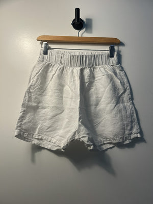 Peplum Shorts - XS (100% Linen)|4249