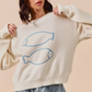 So Me - Loose Fit Fish Sweater|604