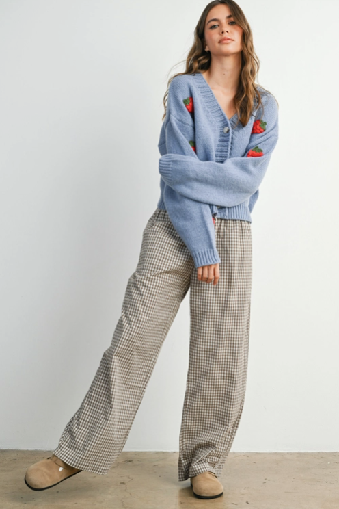 Buttermelon - Loose-Fit Adjustable Tie-Front Pants|218