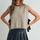 Buttermelon - Mock Neck Sleeveless Sweater|223