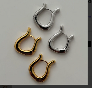 Nuun Hoops- 8K PVD Gold Plating|1646