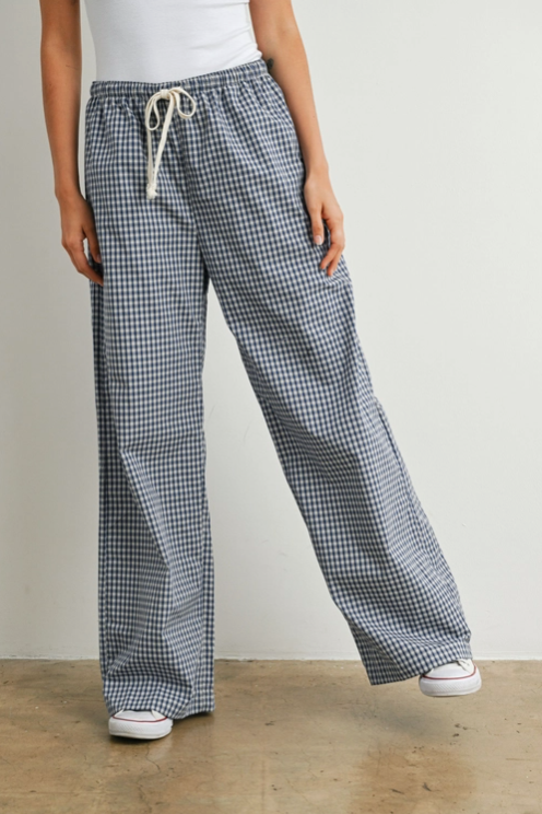 Buttermelon - Loose-Fit Adjustable Tie-Front Pants|216